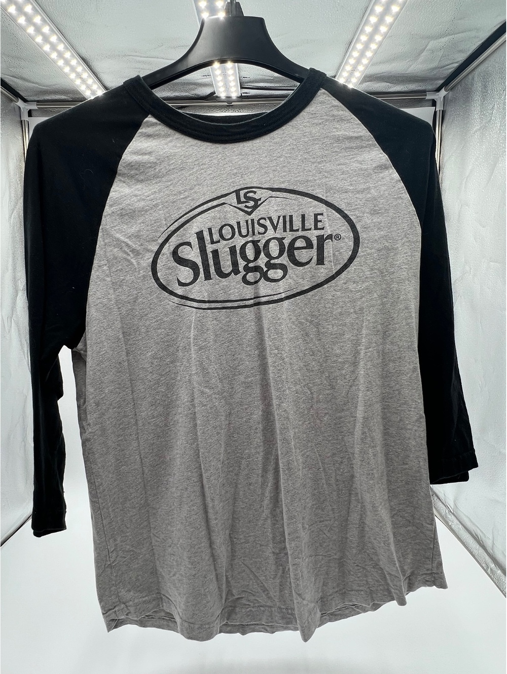 Louisville Slugger Men’s Lg Raglan Baseball Shirt 3/4 Sleeve Sport-Tek (SKU-407)